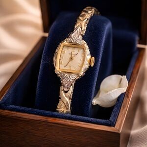 Bulova Gold and Silver Women's Watch. Fully functional.